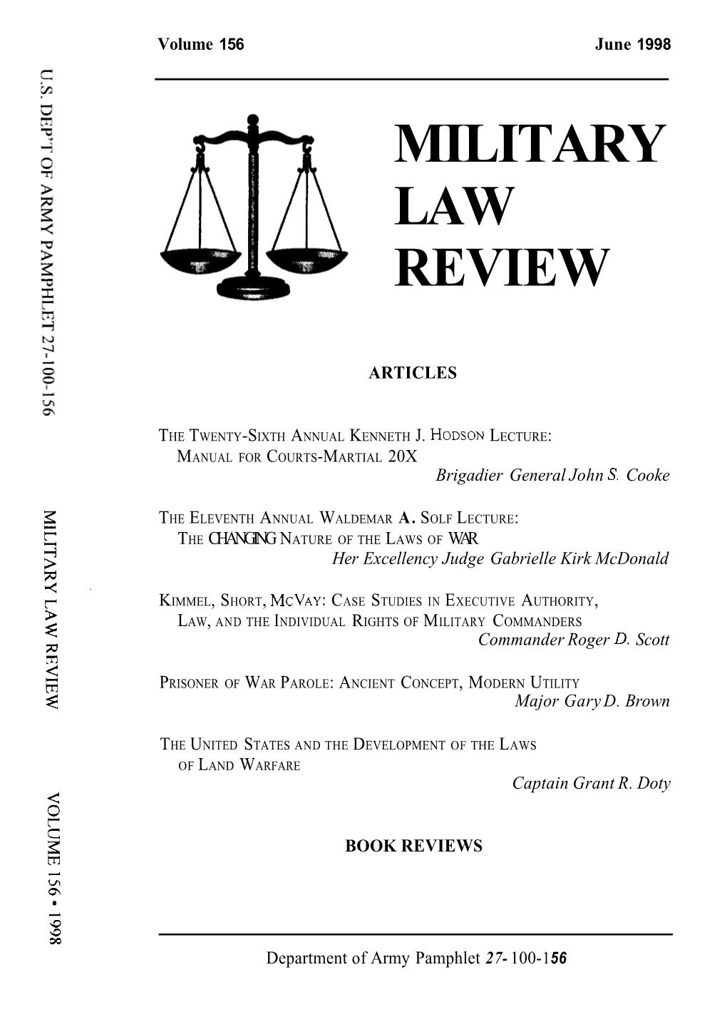 Military Law Review