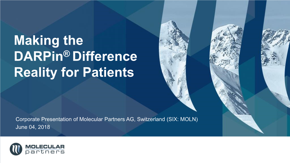 Darpin® Difference Reality for Patients