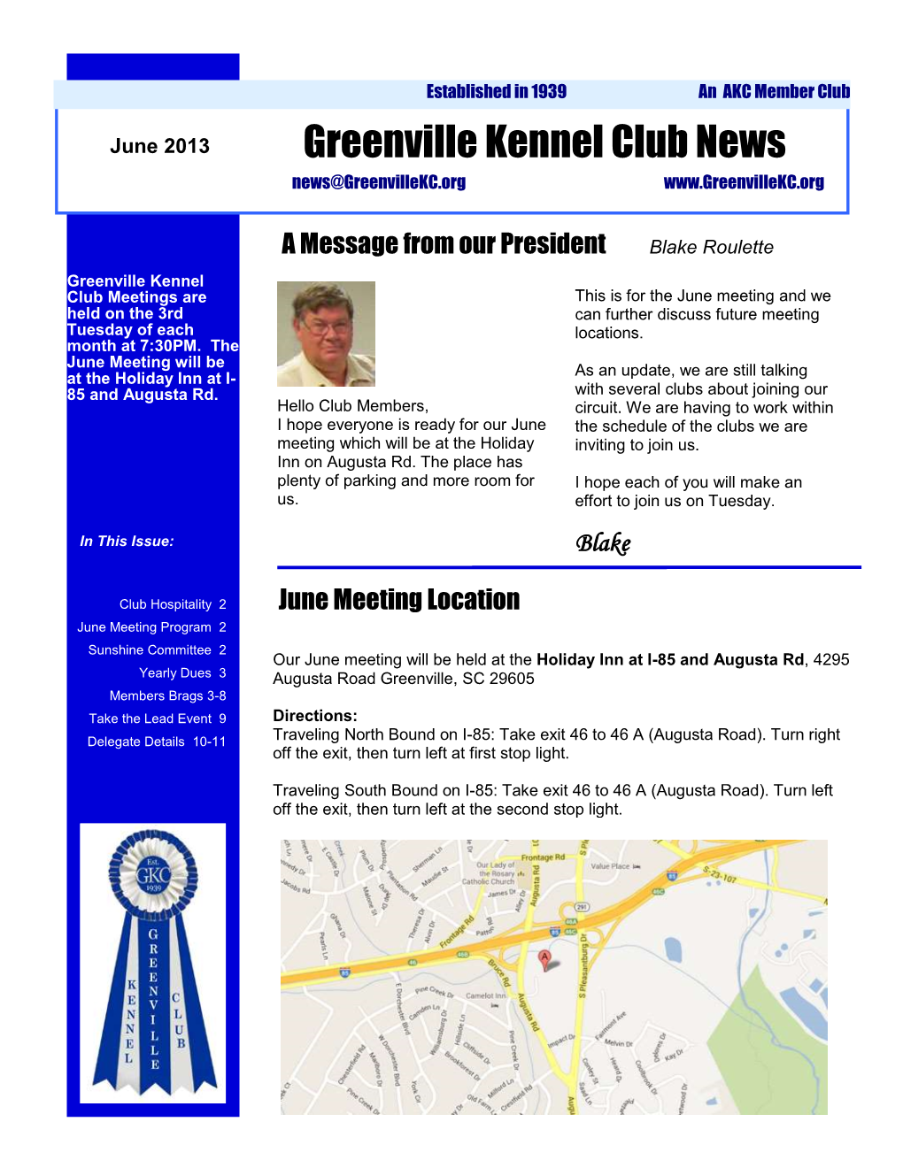 Greenville Kennel Club News