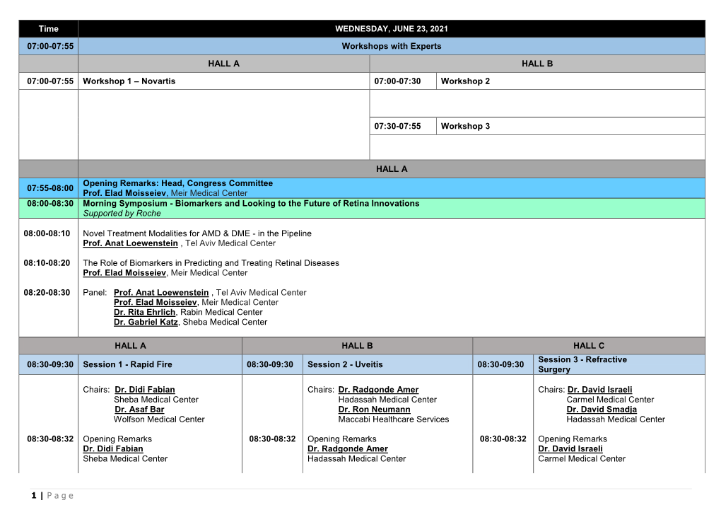 Novartis 07:00-07:30 Workshop 2