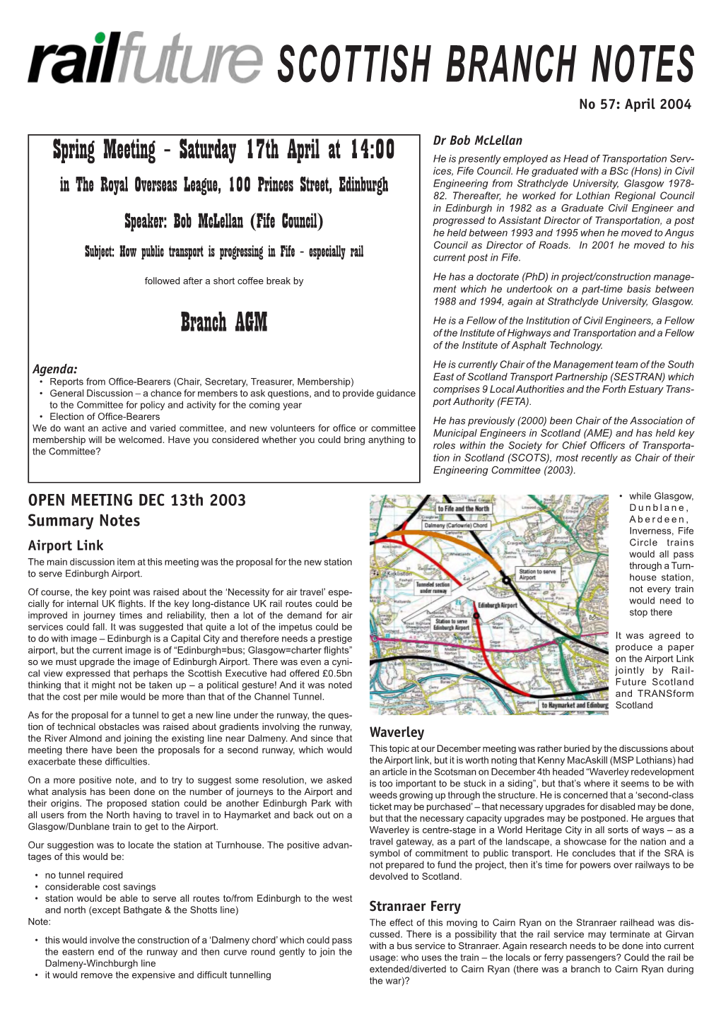 Railfuture Scotland News Issue 57