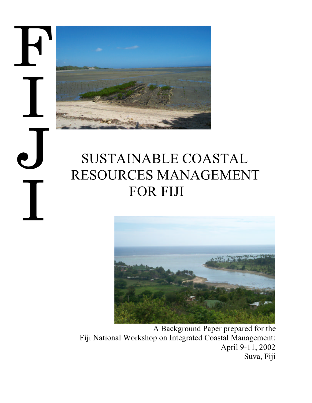 Sustainable Coastal Resources Management for Fiji: a Background