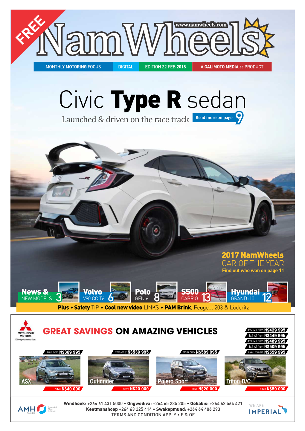 Civic Type R Sedan Launched & Driven on the Race Track Read More on Page 9