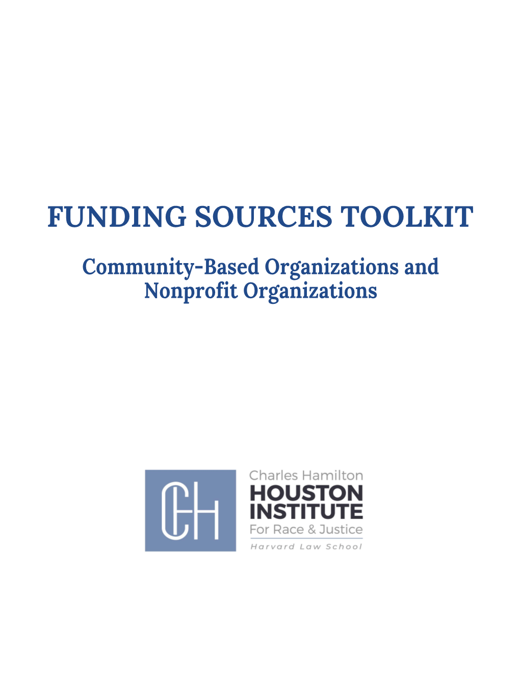 Funding Sources Toolkit