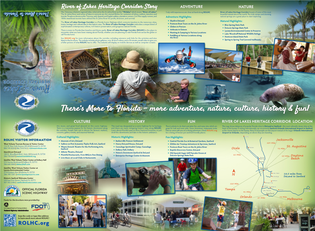 River of Lakes Heritage Corridor Brochure