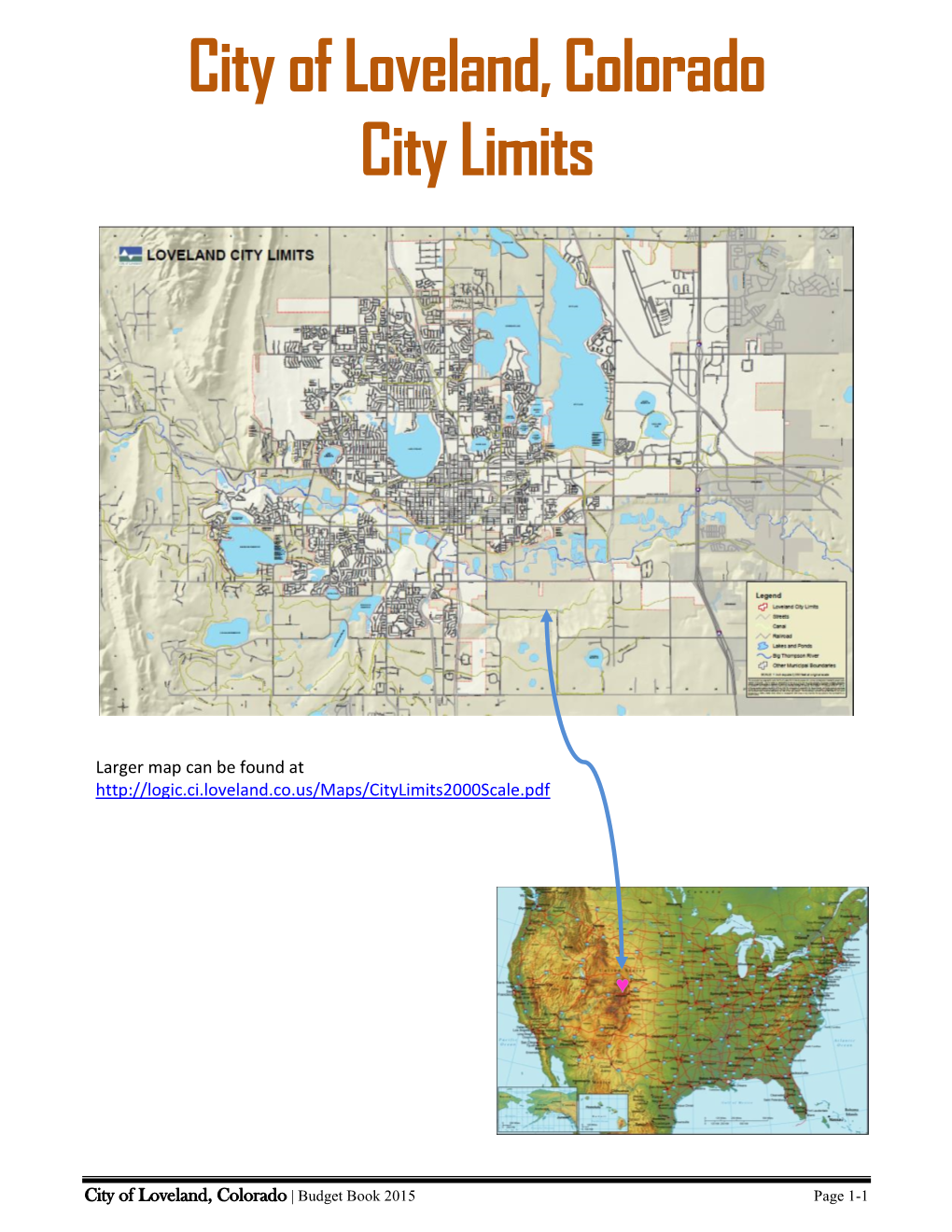 City of Loveland, Colorado City Limits