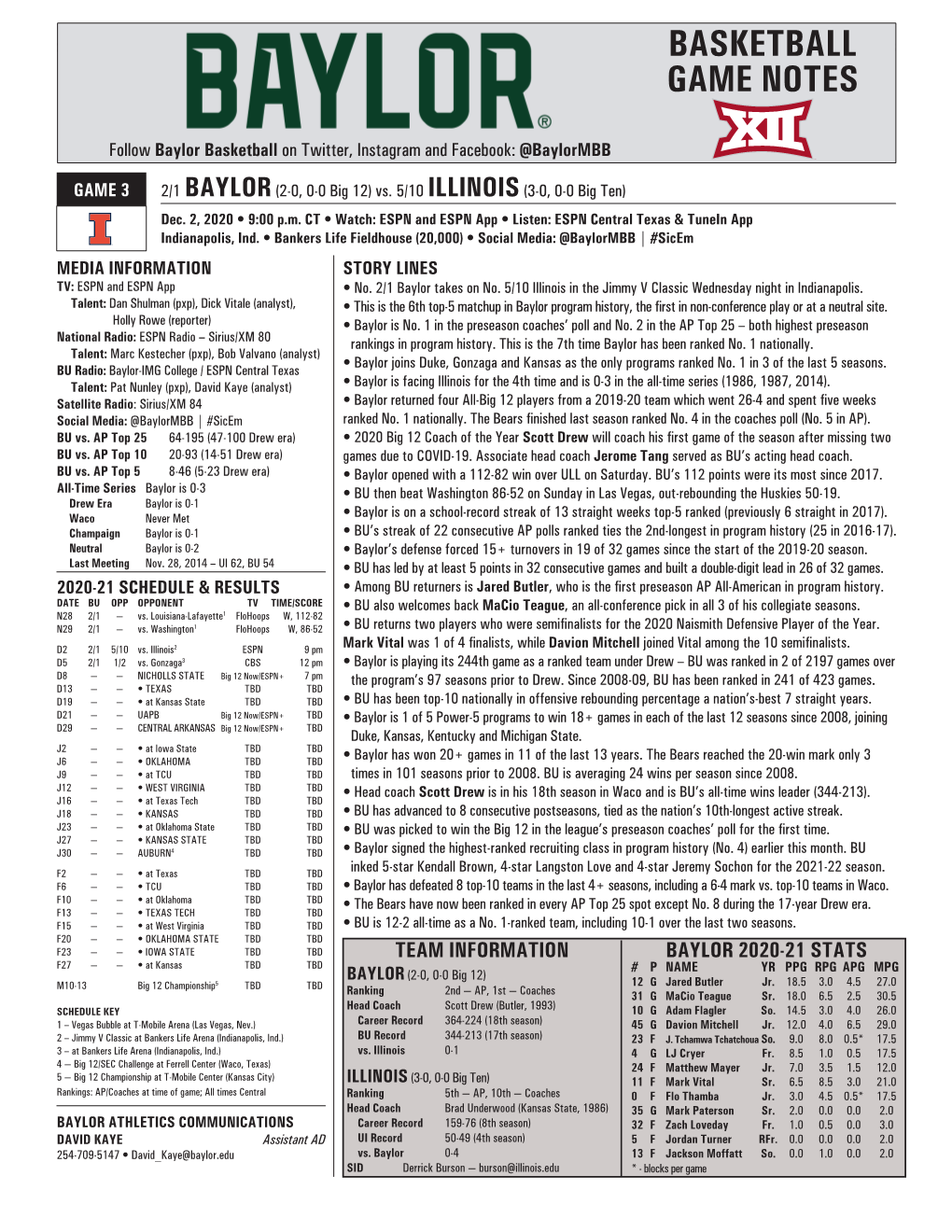 Basketball Game Notes Basketballgame 1 — Oral Roberts Game Notes