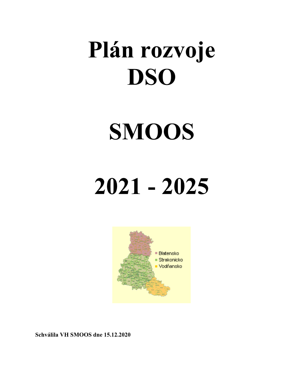Plán Rozvoje DSO SMOOS 2021