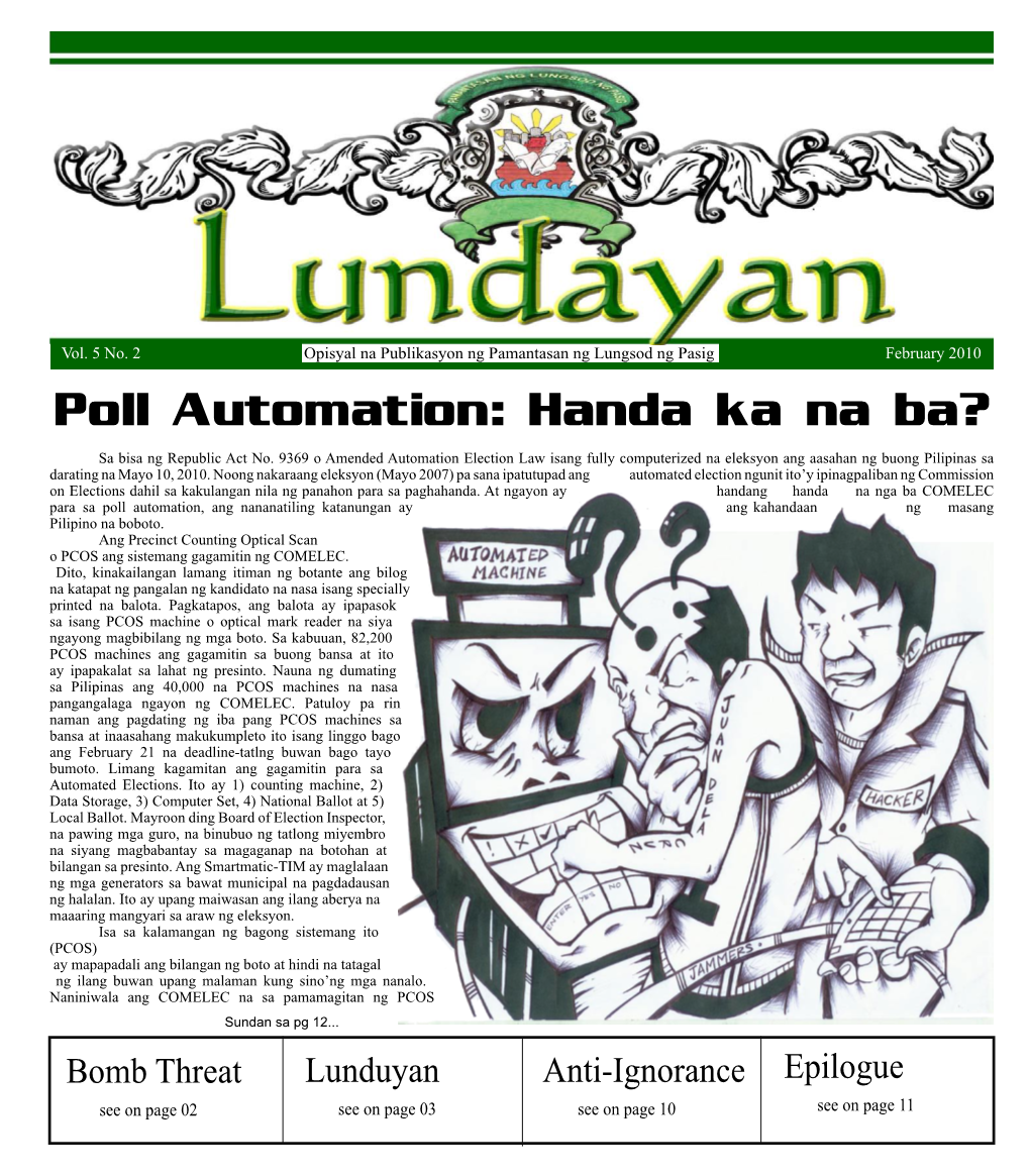 Poll Automation: Handa Ka Na Ba?