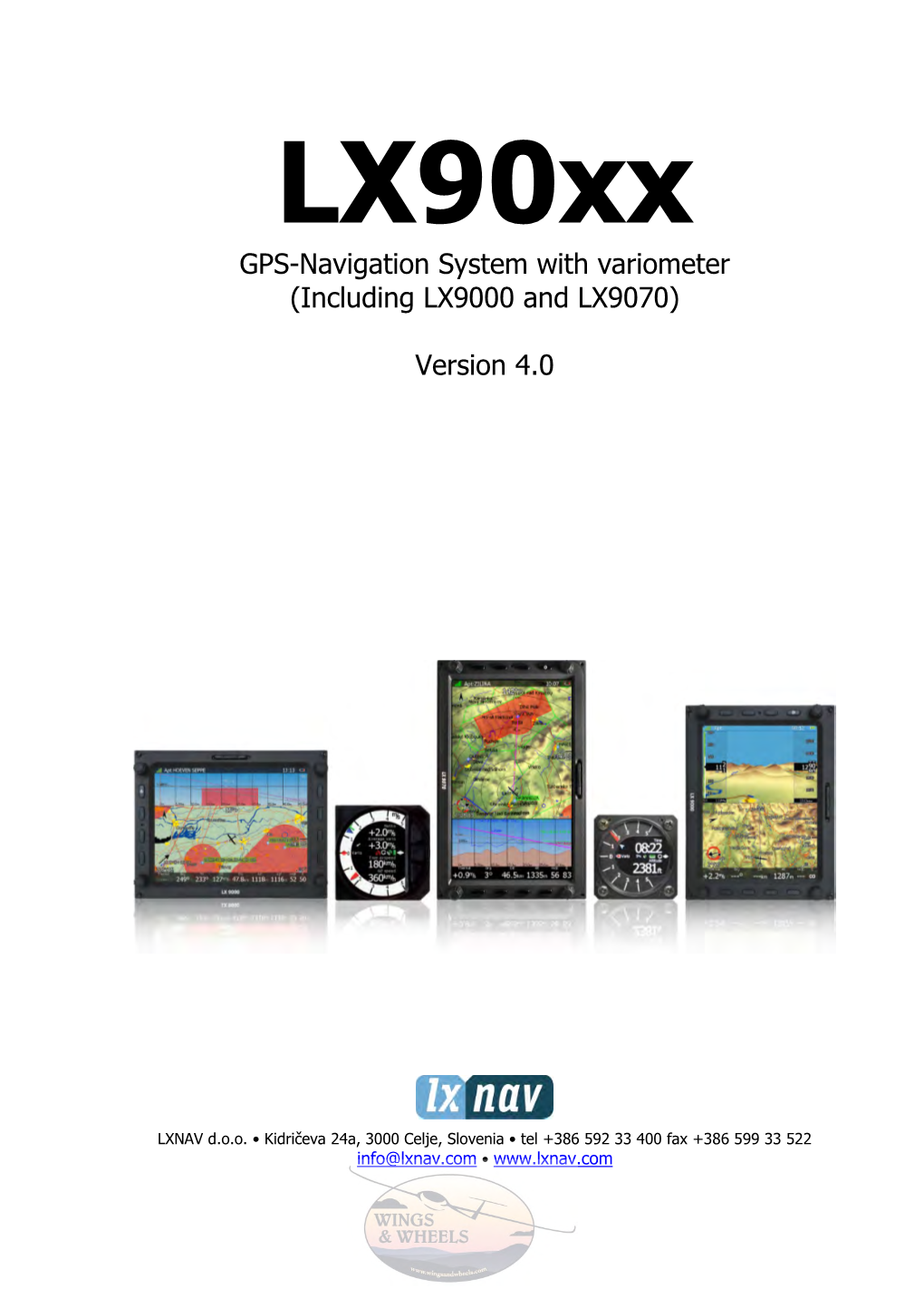 (Including LX9000 and LX9070) Version
