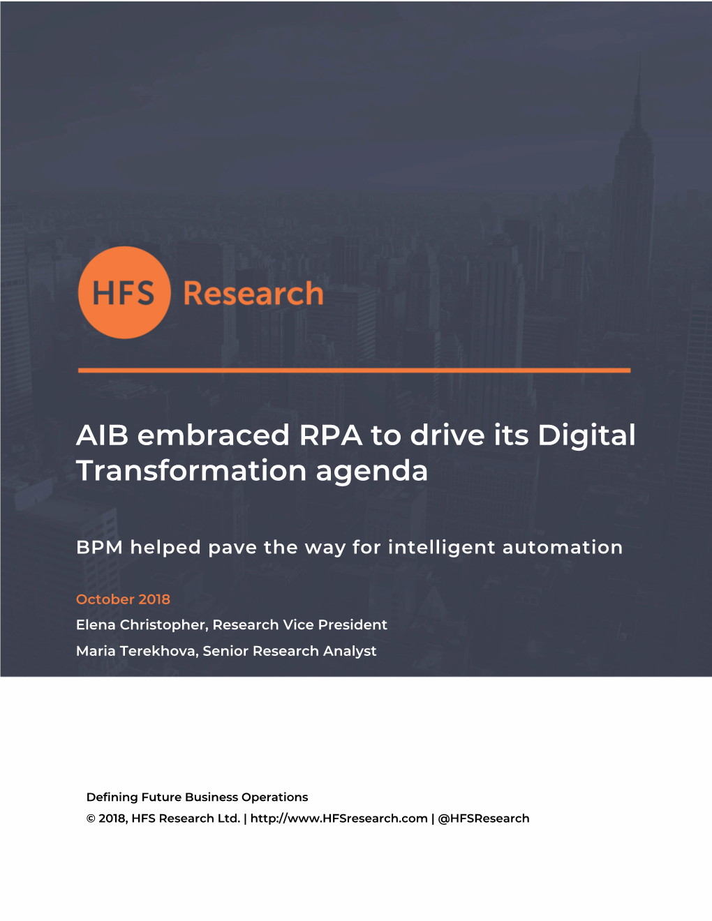AIB Embraced RPA to Drive Its Digital Transformation Agenda