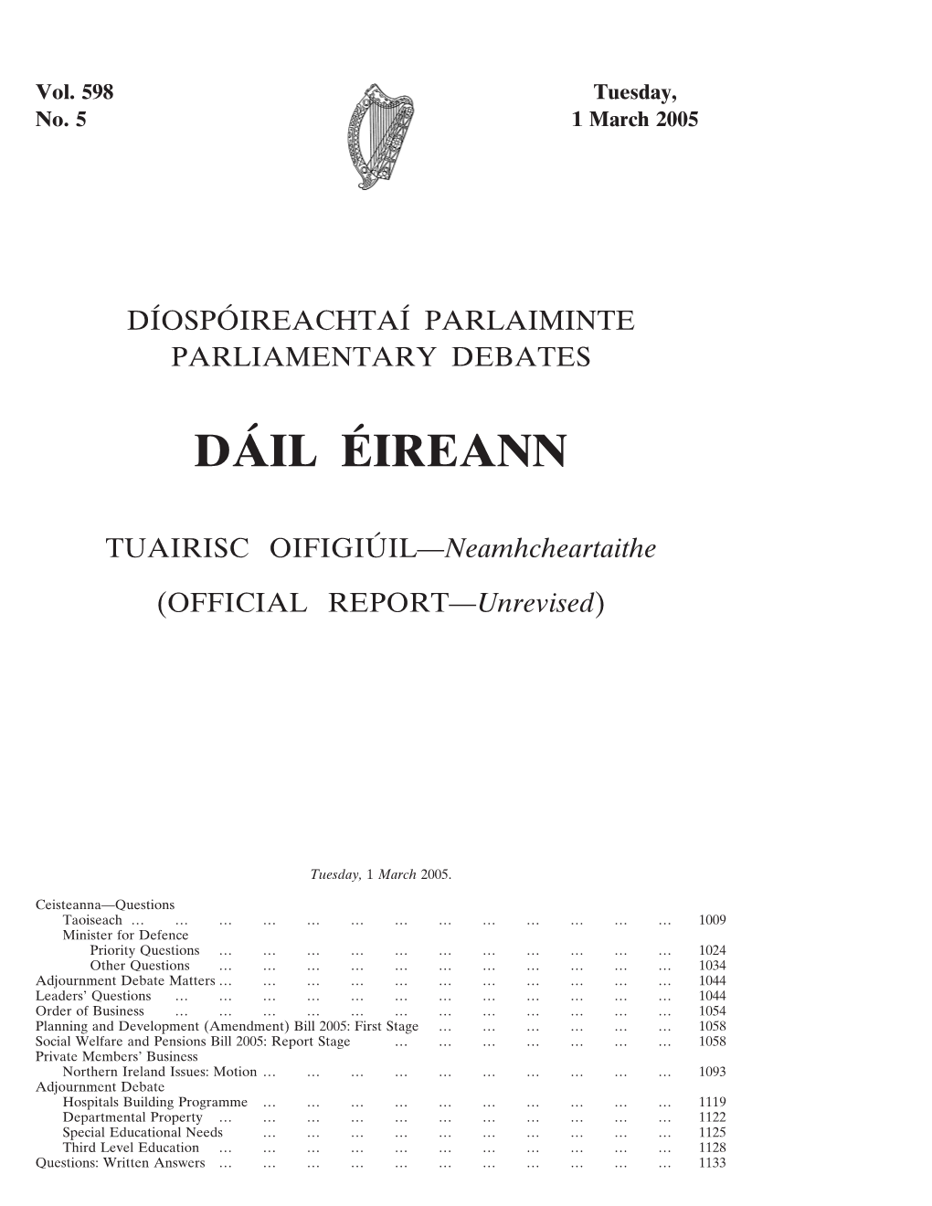 Da´Il E´Ireann