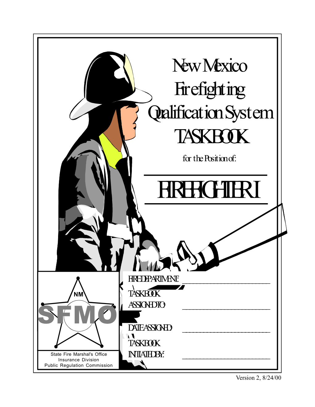 Firefighter I Task Book
