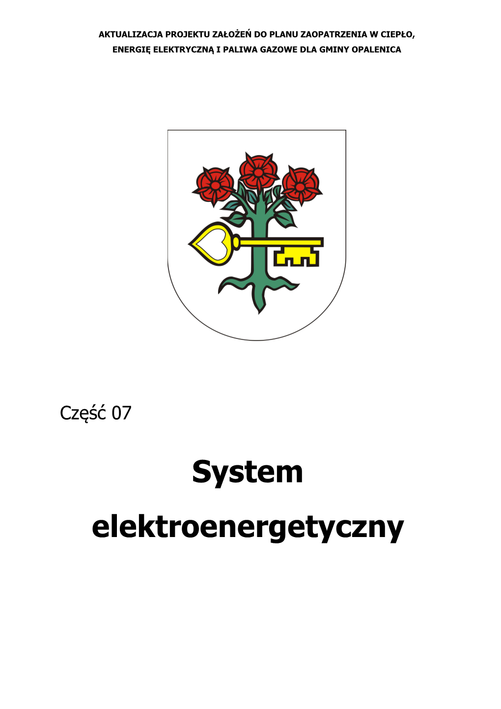 System Elektroenergetyczny Nr Projektu: Str./Str.: W – 854.07 2/16