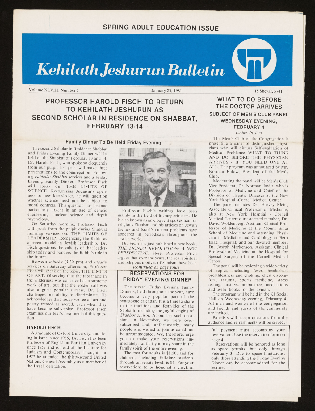 Kehilathjeshurunbulletin ©