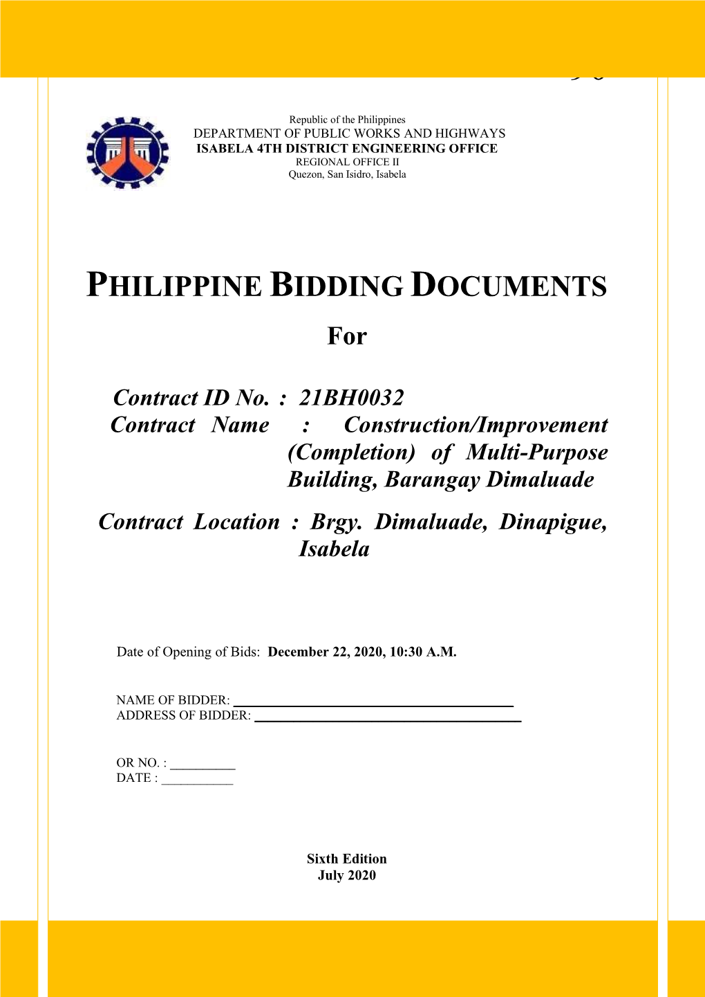 Philippine Bidding Documents