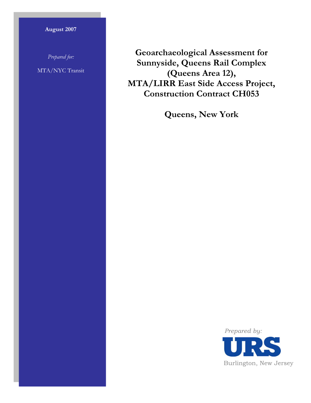 MTA/LIRR East Side Access Project, Construction Contract CH053