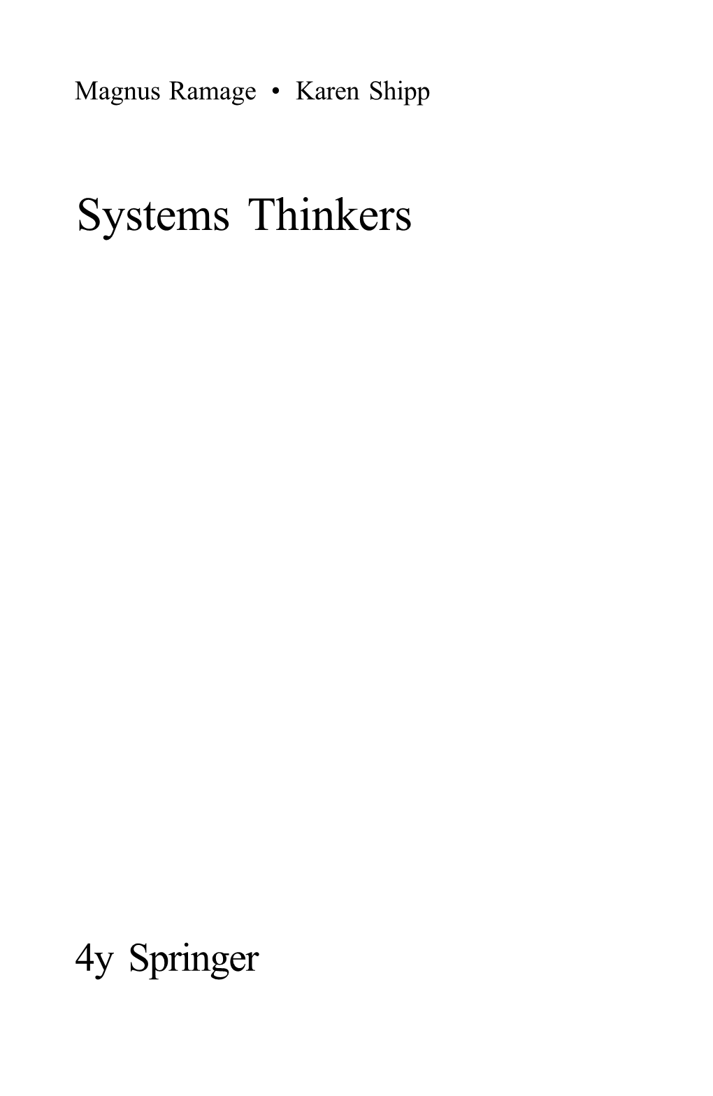 Systems Thinkers