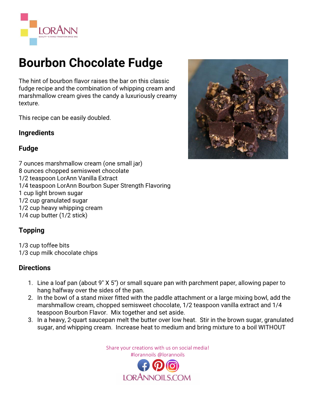 Bourbon Chocolate Fudge
