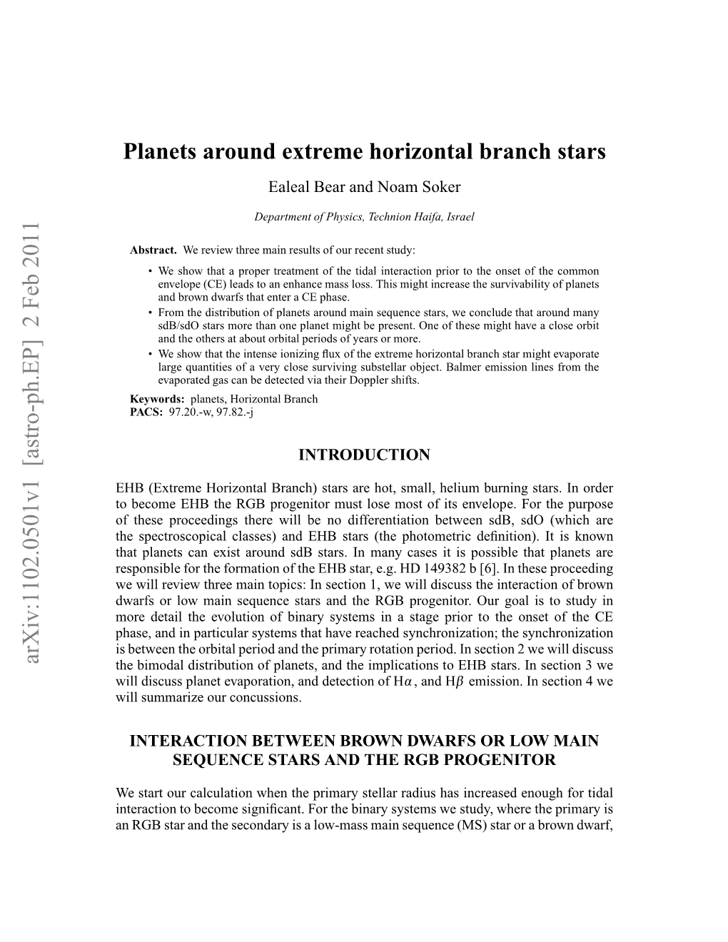 Planets Around Extreme Horizontal Branch Stars