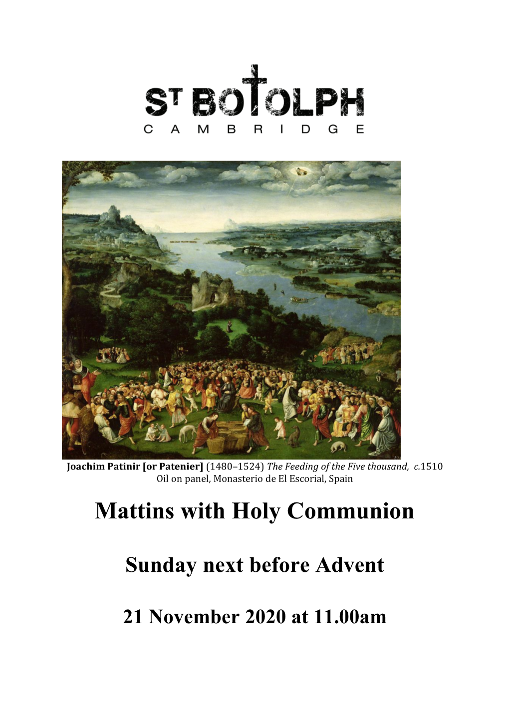 Mattins with Holy Communion