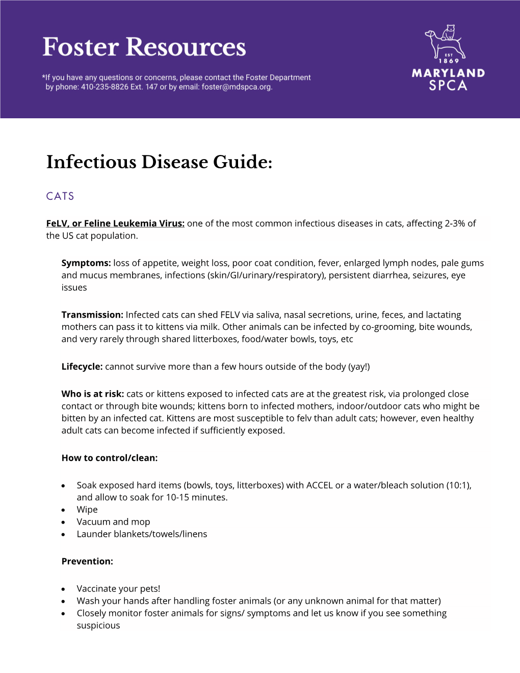 Infectious Disease Guide