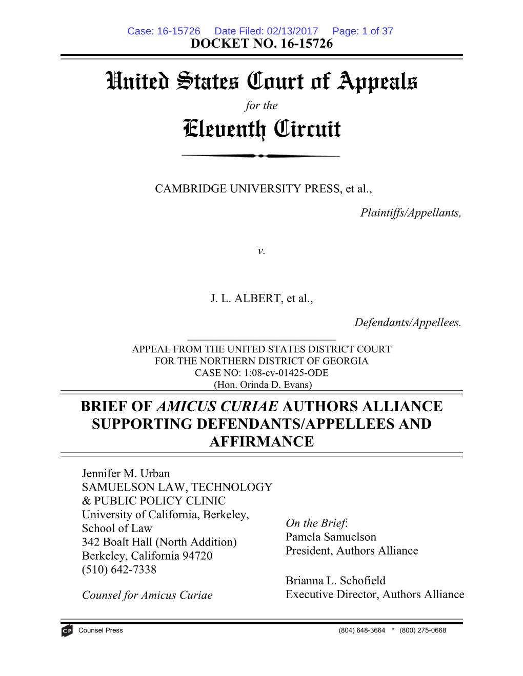 United States Court of Appeals Eleventh Circuit