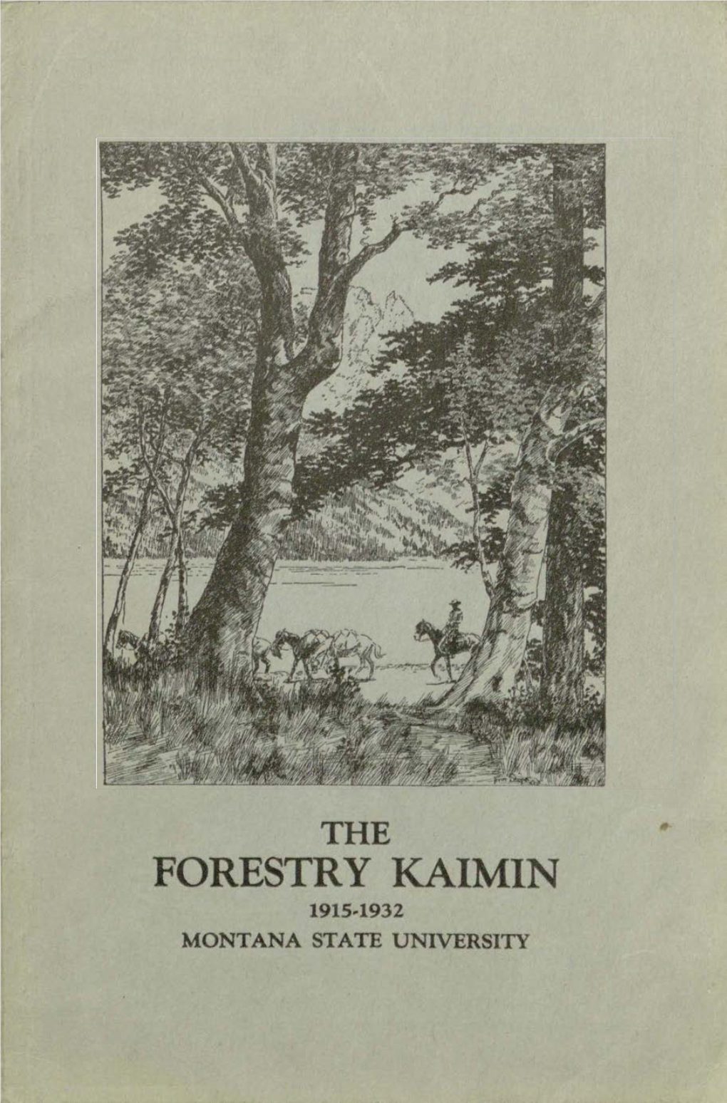 Forestry Kaimin, 1932