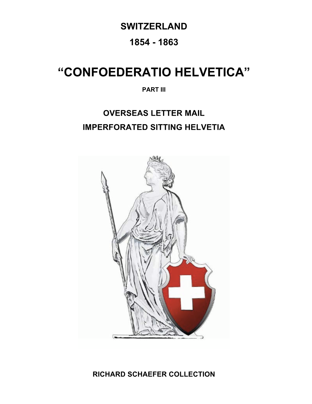 “Confoederatio Helvetica”