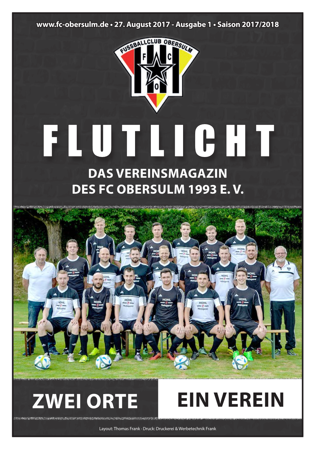 Flutlicht Das Vereinsmagazin Des Fc Obersulm 1993 E