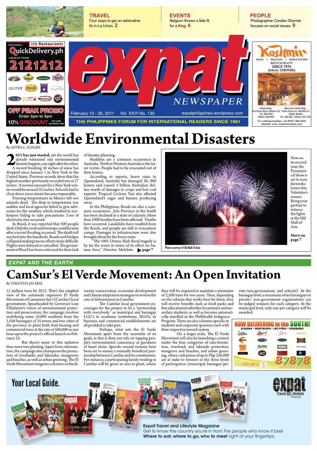 Worldwide Environmental Disasters… Industry, Recognizes M