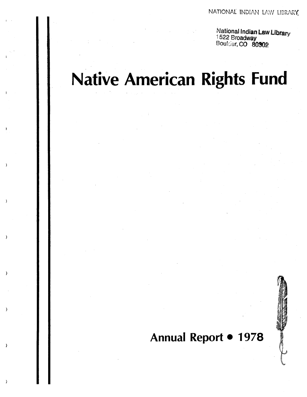 1978 Native American Rights Fund