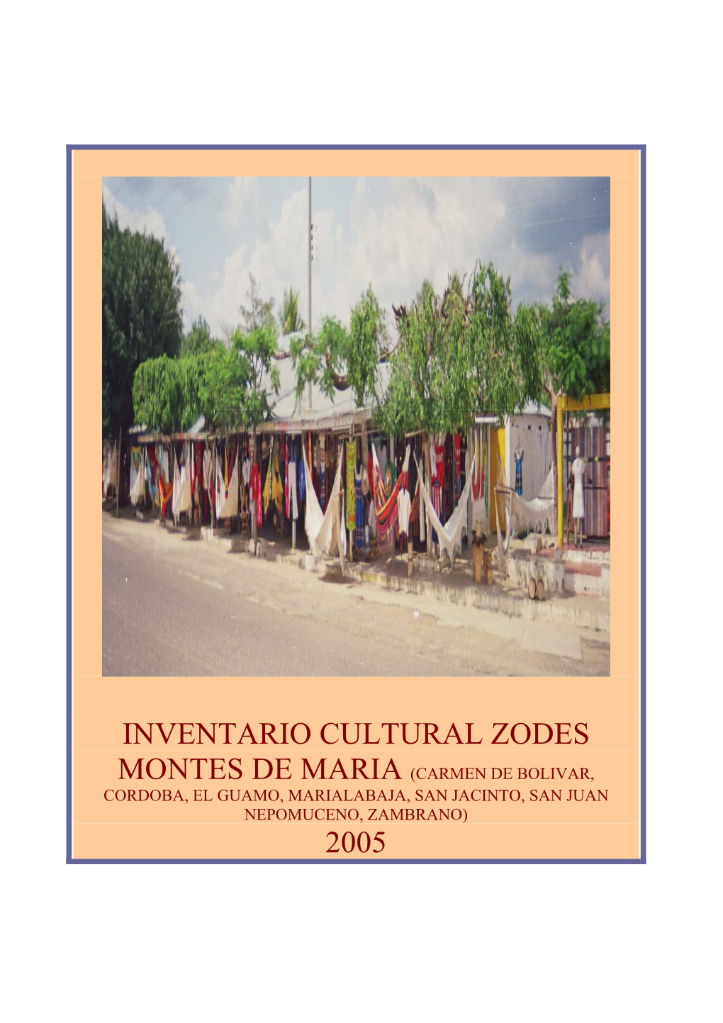 Inventario Cultural Zodes 2005