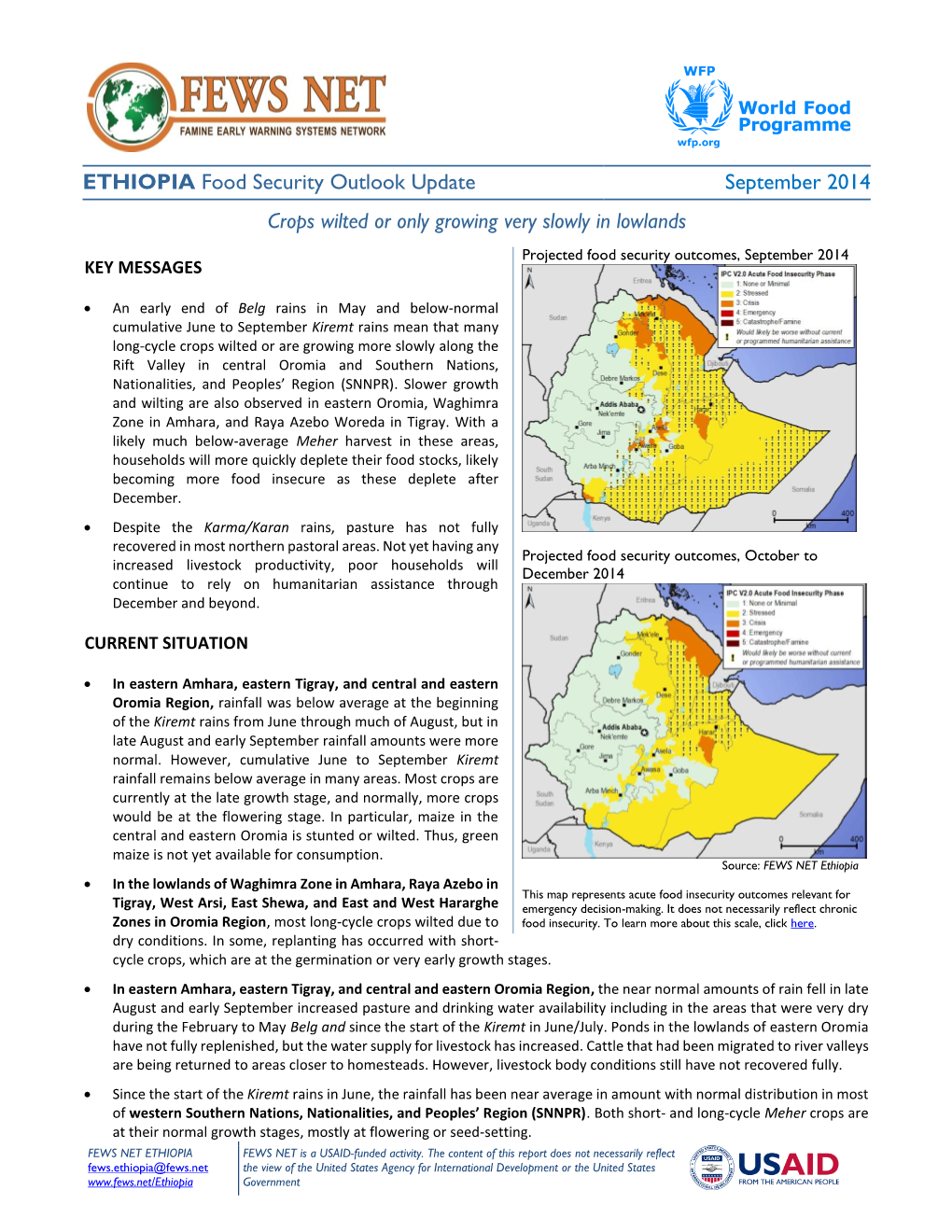 COUNTRY Food Security Update