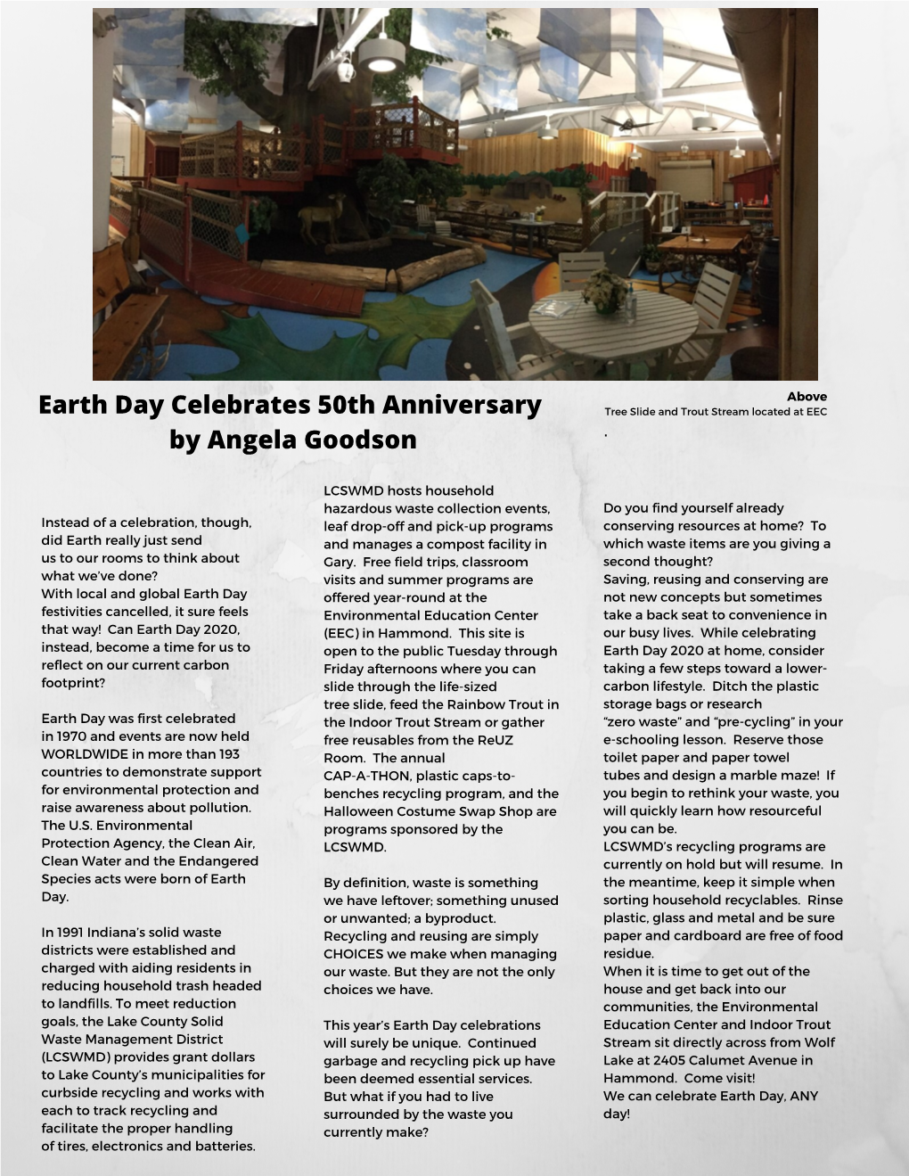 Earth Day Article