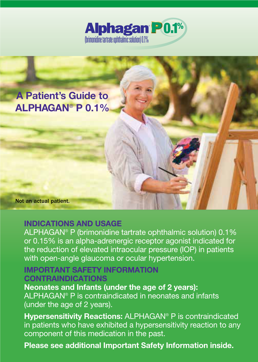 A Patient's Guide to Alphagan® P 0.1%