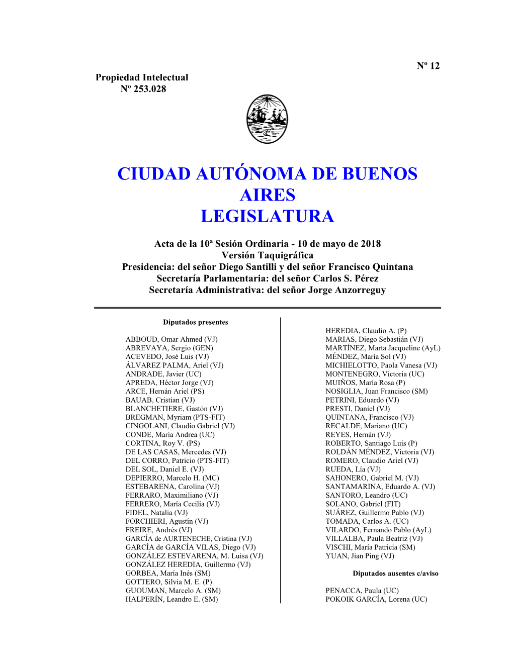 Ciudad Autónoma De Buenos Aires Legislatura