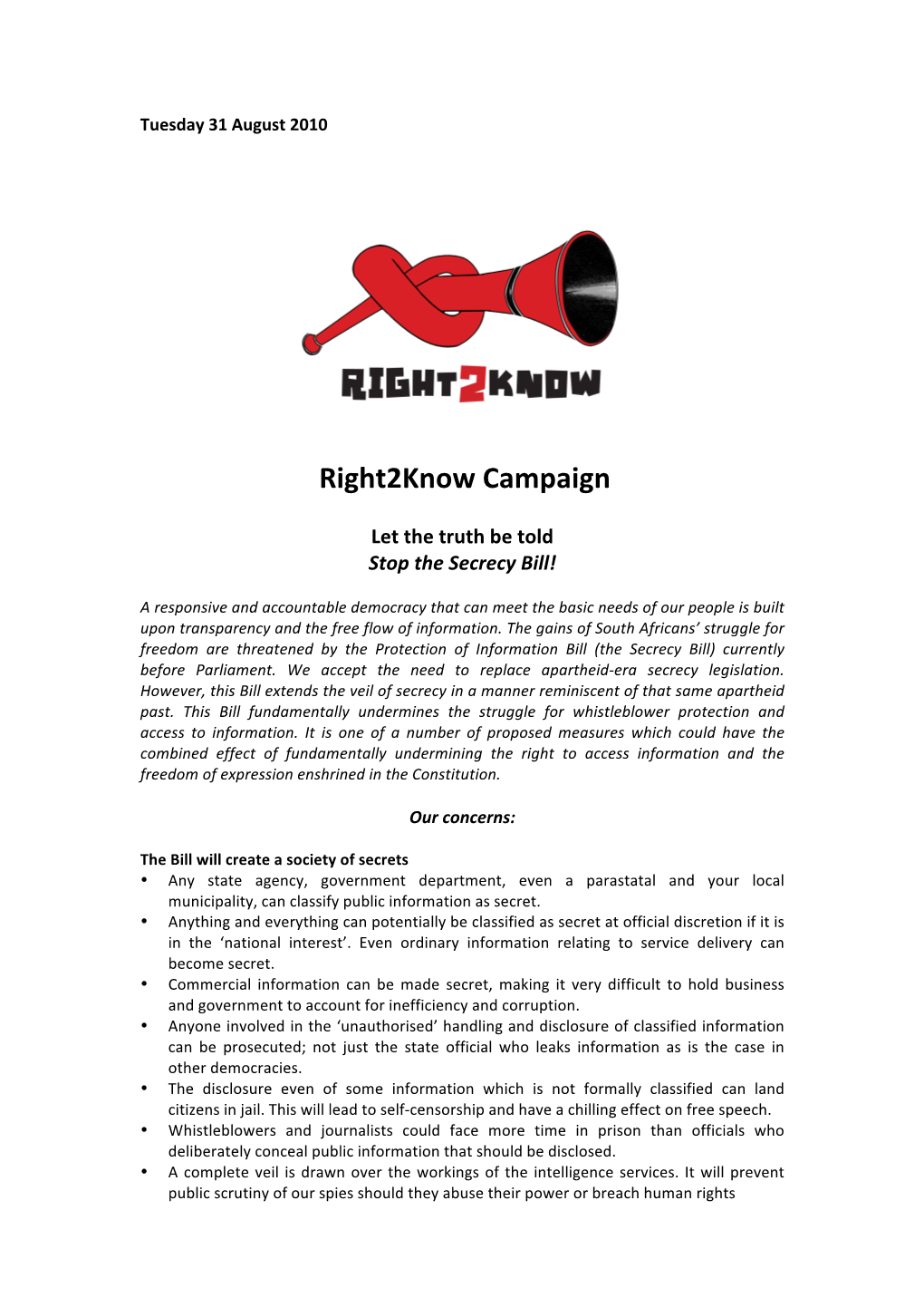 Right2know Campaign