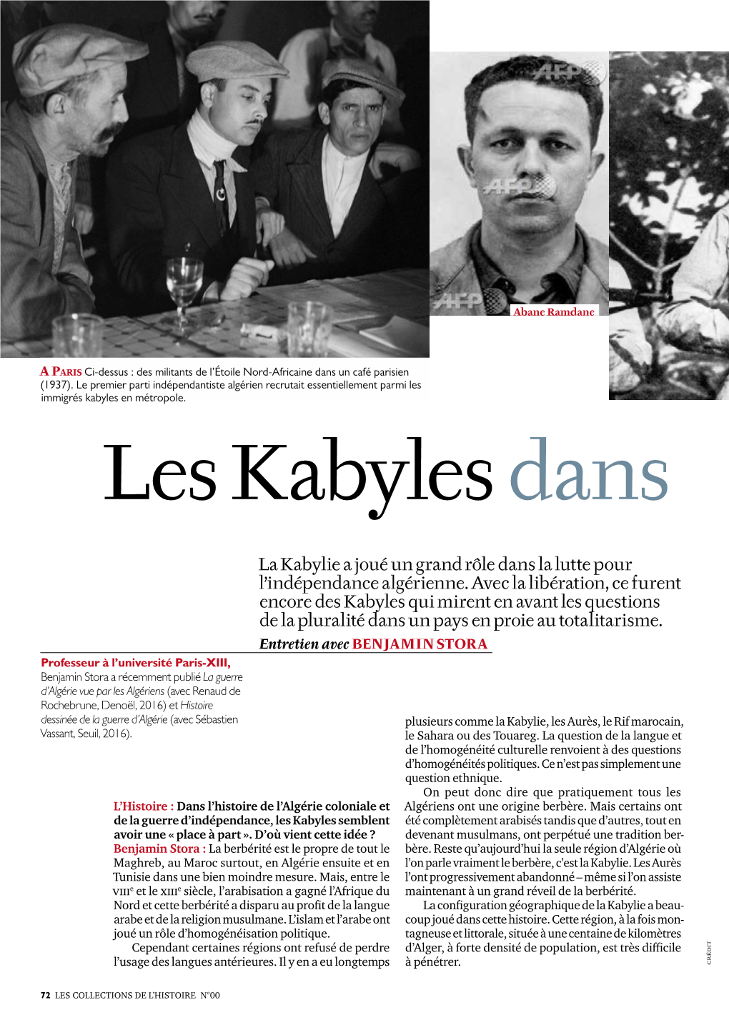 Les Kabyles Dans La Guerre D