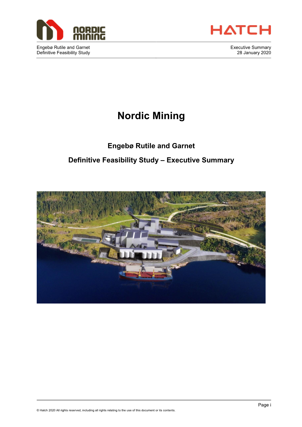 Definitive Feasibility Study 28 January 2020