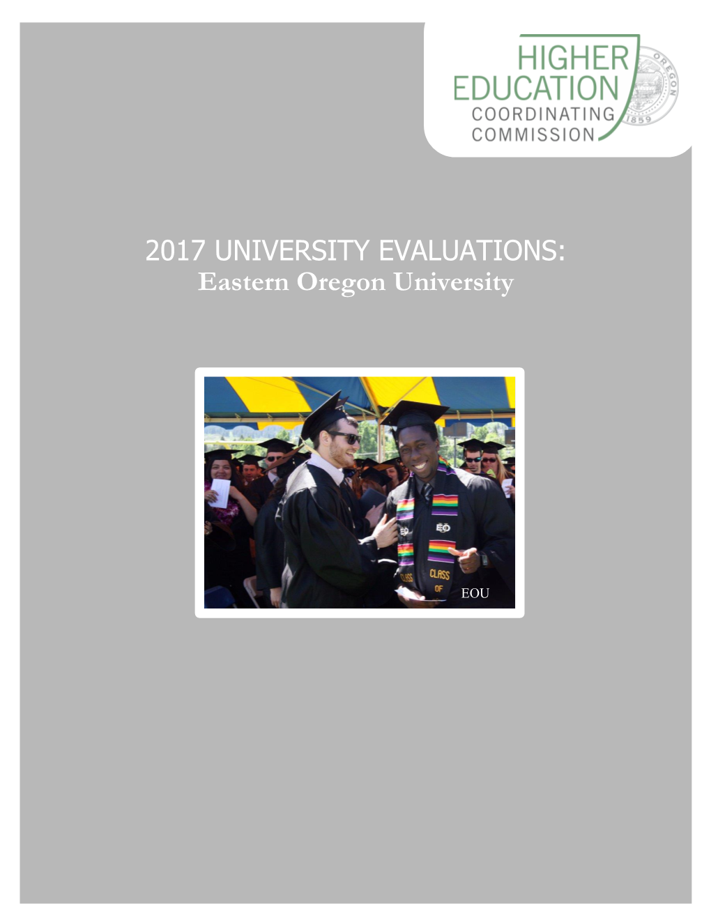 2017 UNIVERSITY EVALUATIONS: Eastern Oregon University