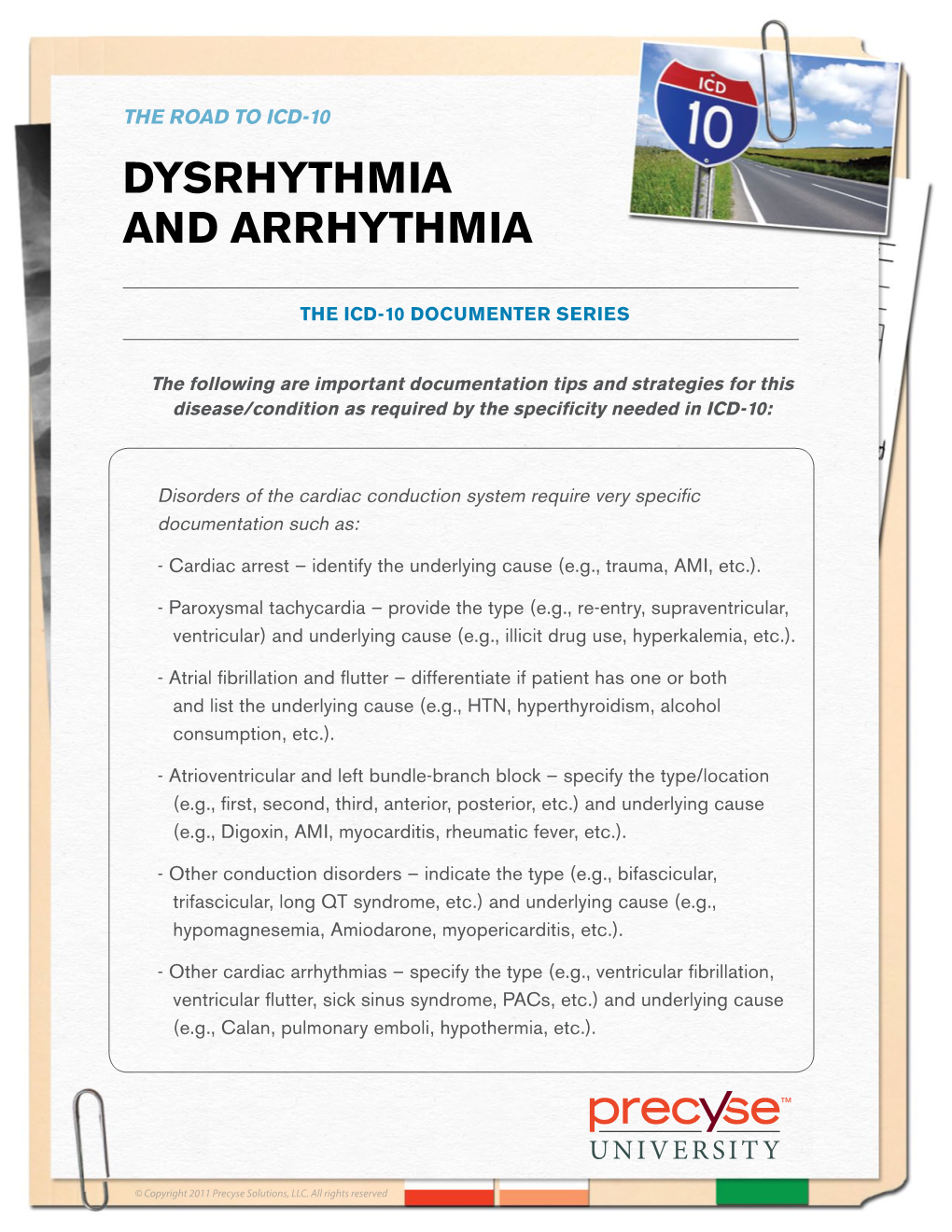 ACUTE MYOCARDIAL INFARCTION Dysrhythmia and Arrhythmia