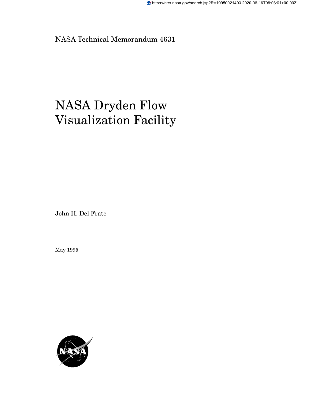 NASA Dryden Flow Visualization Facility