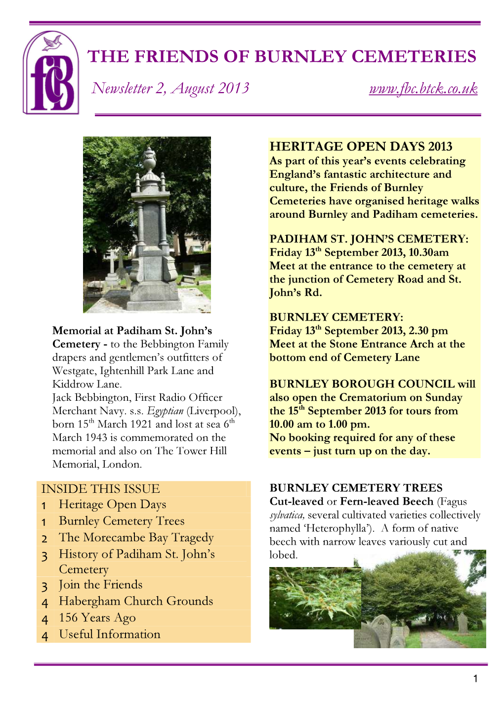 The Friends of Burnley Cemeteries