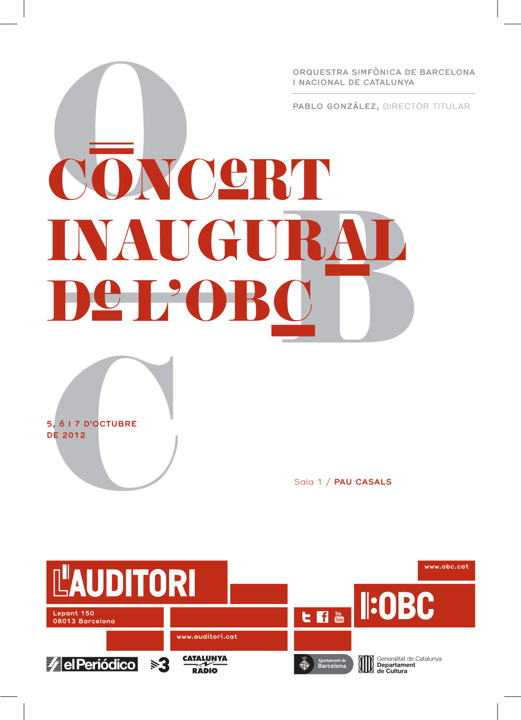 Concert INAUGURAL De LʼOBC
