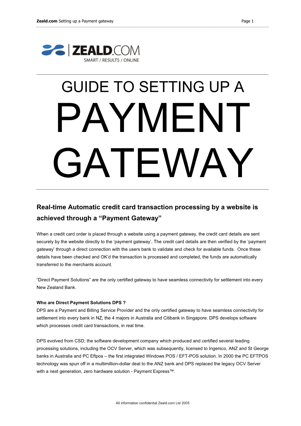 Guide to Setting up a Payment Gateway