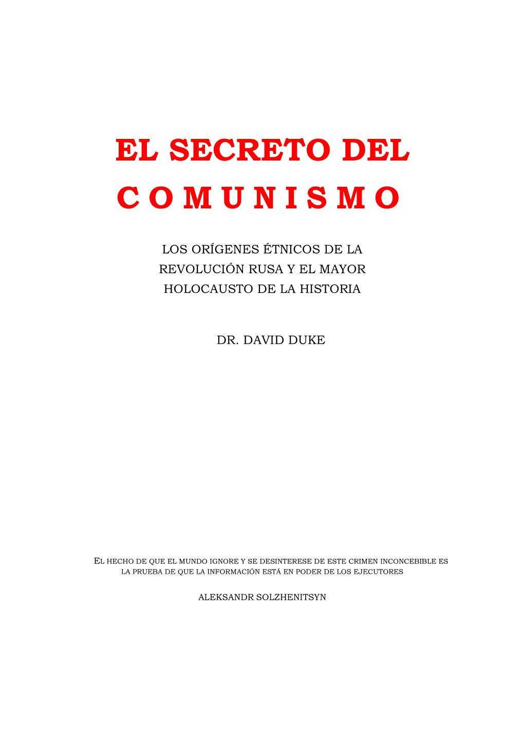 El Secreto Del C O M U N I S