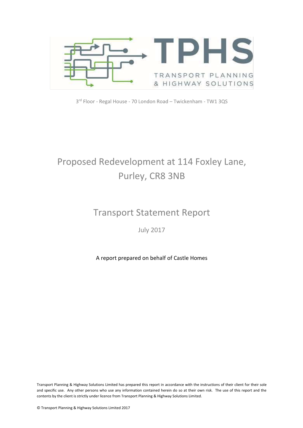 Proposed Redevelopment at 114 Foxley Lane, Purley, CR8 3NB