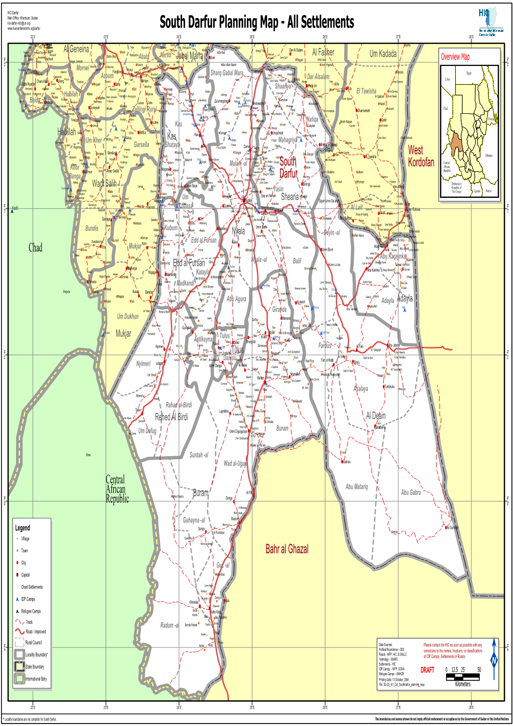 South Darfur Planning