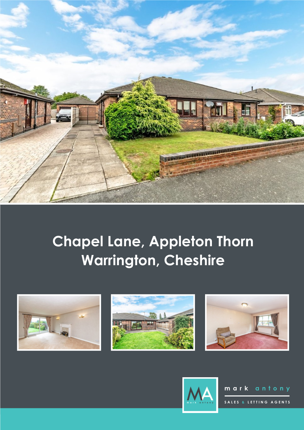 Chapel Lane, Appleton Thorn Warrington, Cheshire